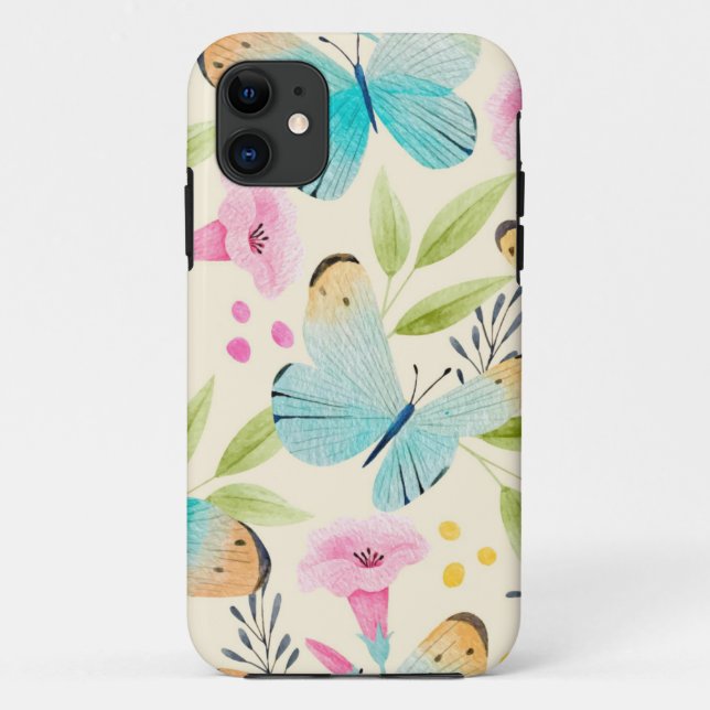Whimsicaler Schmetterling    Case-Mate iPhone Hülle (Rückseite)