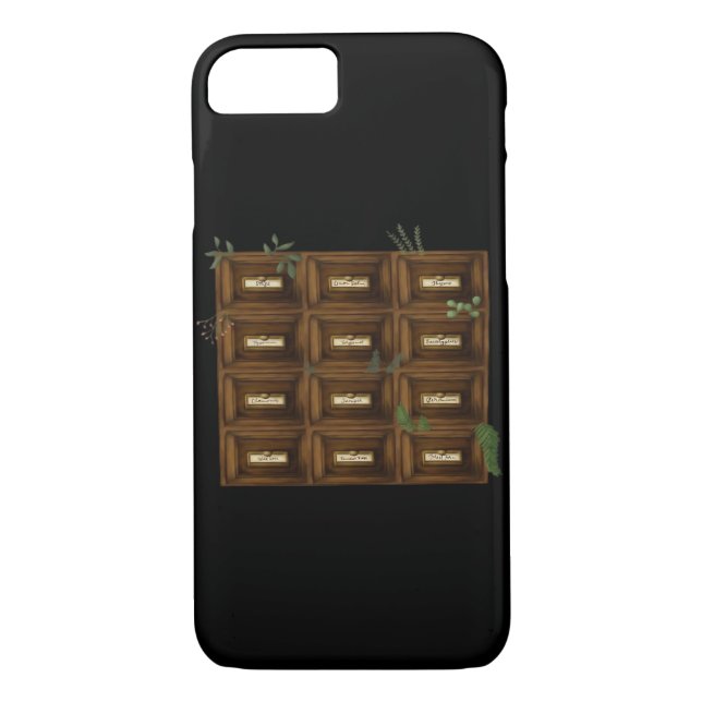 Whimsigoth Apothecary Drawers Case-Mate iPhone Hülle (Rückseite)