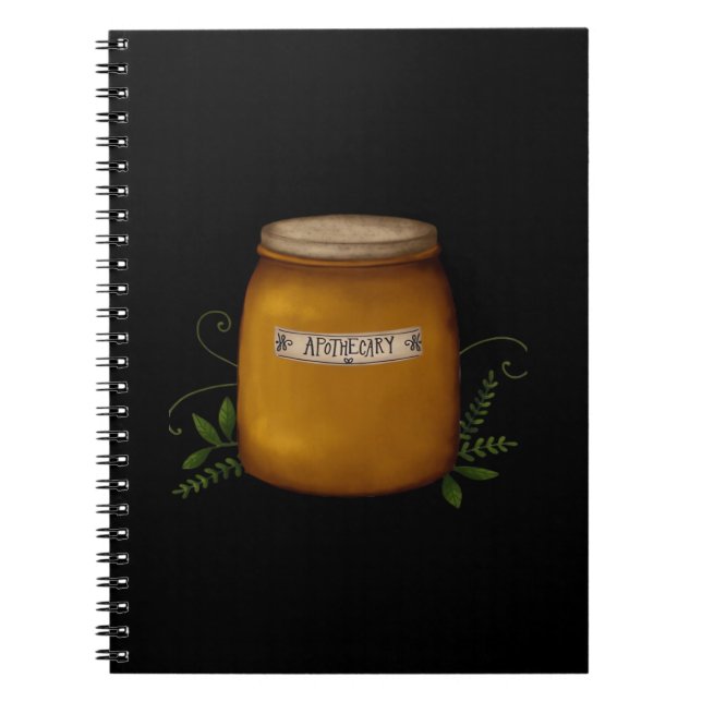 Whimsigoth Apothecary Jar Notizblock (Vorderseite)