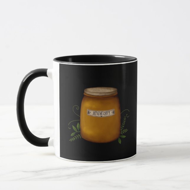 Whimsigoth Apothecary Jar Tasse (Links)