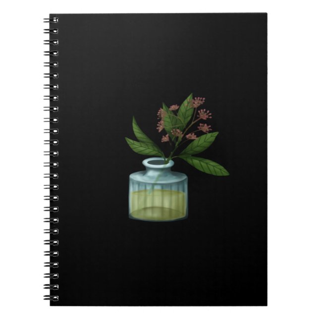 Whimsigoth Apothecary Vase Classic Notizblock (Vorderseite)