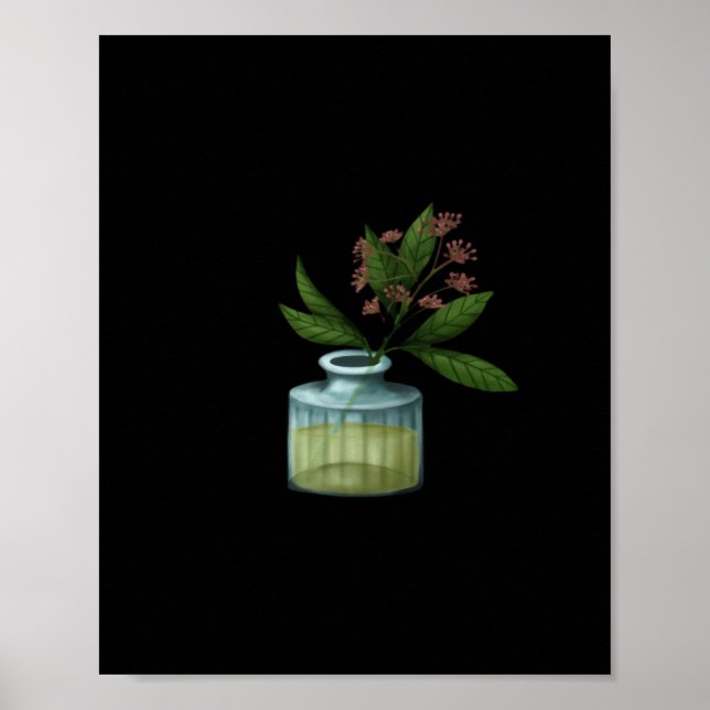Whimsigoth Apothecary Vase Classic Poster (Vorne)
