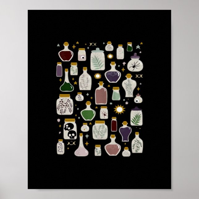Whimsigoth Apotheke für Lichter Poster (Vorne)