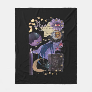 Whimsigoth Ästhetik 90er Fleecedecke