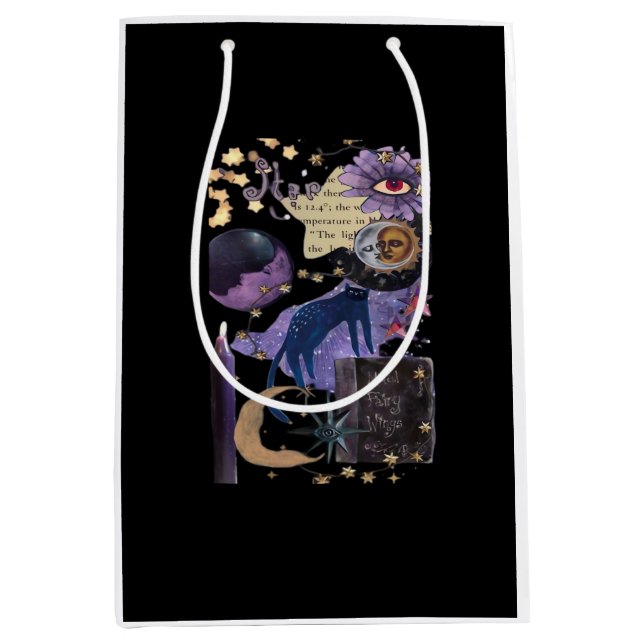 Whimsigoth Ästhetik 90er Mittlere Geschenktüte (Vorderseite)