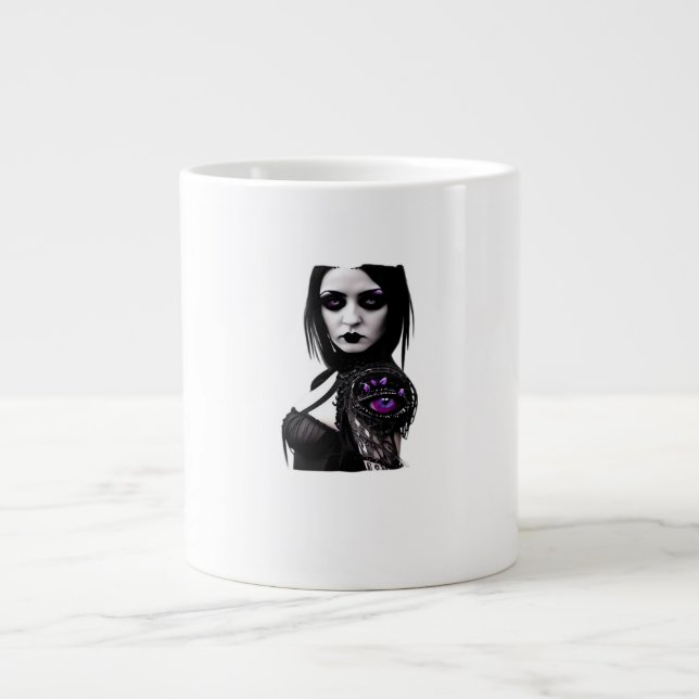 Whimsigoth Classic Design zu Halloween Jumbo-Tasse (Vorderseite)
