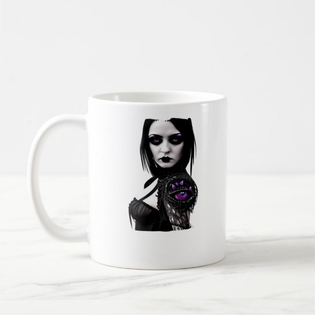 Whimsigoth Classic Design zu Halloween Kaffeetasse (Links)