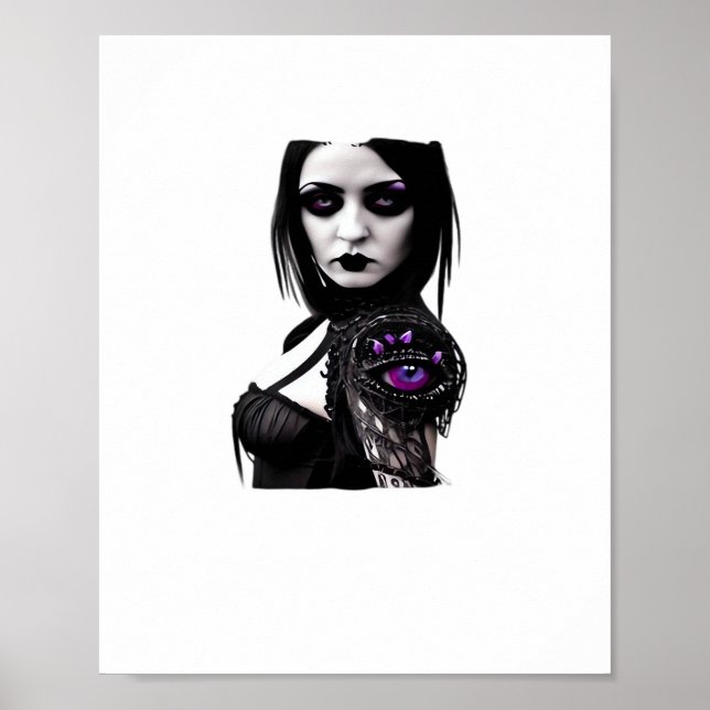 Whimsigoth Classic Design zu Halloween Poster (Vorne)