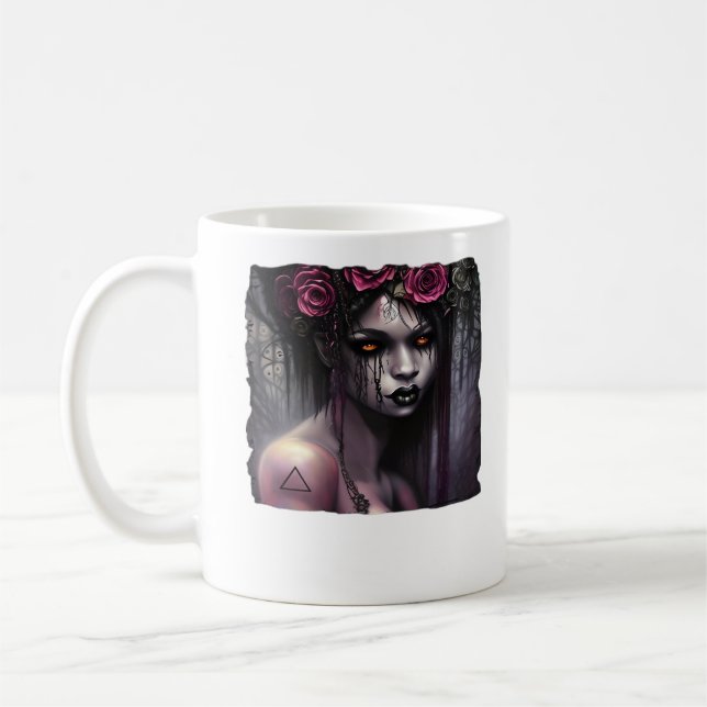 Whimsigoth Classic Funny Kaffeetasse (Links)