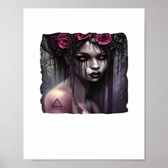 Whimsigoth Classic Funny Poster (Vorne)