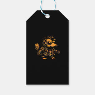 Whimsigoth Cyborg Platypus Vintages Kunstdesign Geschenkanhänger