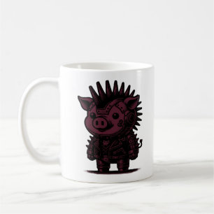 Whimsigoth Cyborg Sloth Vintag Art Design Classic Kaffeetasse