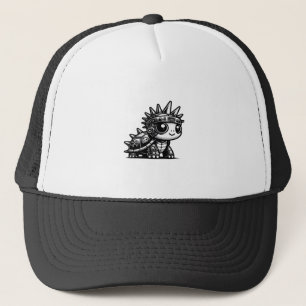Whimsigoth Cyborg Turtle Vintag Art Design Klasse Truckerkappe