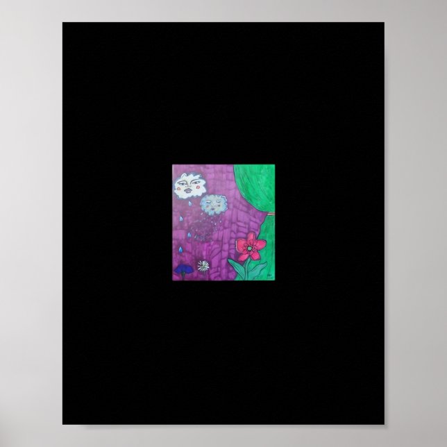 Whimsigoth Design für Halloween Poster (Vorne)