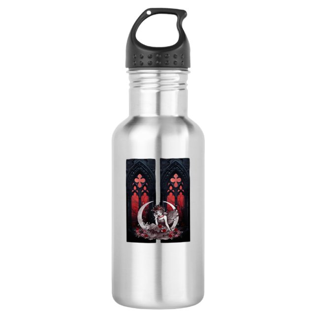 Whimsigoth Fairy Gothic Style Classic Edelstahlflasche (Vorderseite)