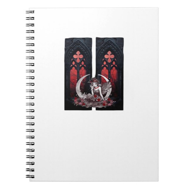 Whimsigoth Fairy Gothic Style Classic Notizblock (Vorderseite)