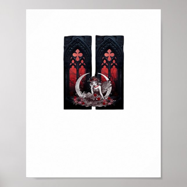 Whimsigoth Fairy Gothic Style Classic Poster (Vorne)