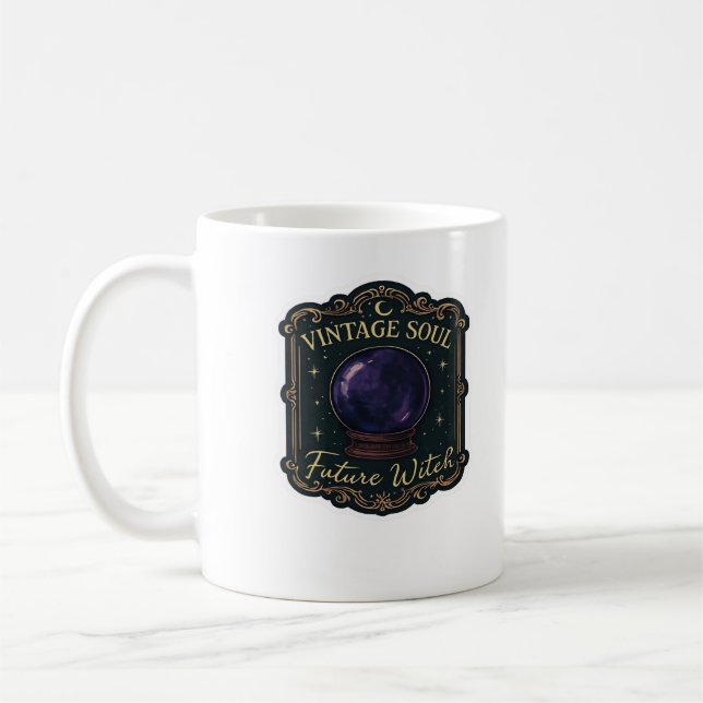 Whimsigoth Fantasy Mystical Forests, Moons & Magic Kaffeetasse (Links)