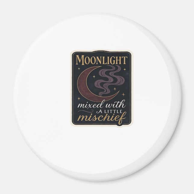 Whimsigoth Fantasy Mystical Forests, Moons & Magic Magnet (Vorne)