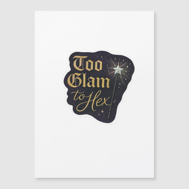 Whimsigoth Fantasy Mystical Forests, Moons & Magic Magnetkarte (Vorderseite)