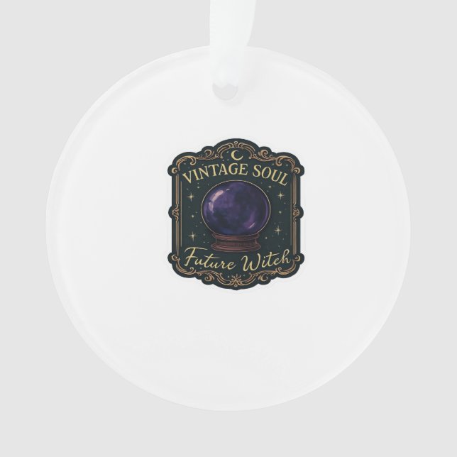 Whimsigoth Fantasy Mystical Forests, Moons & Magic Ornament (Vorderseite)