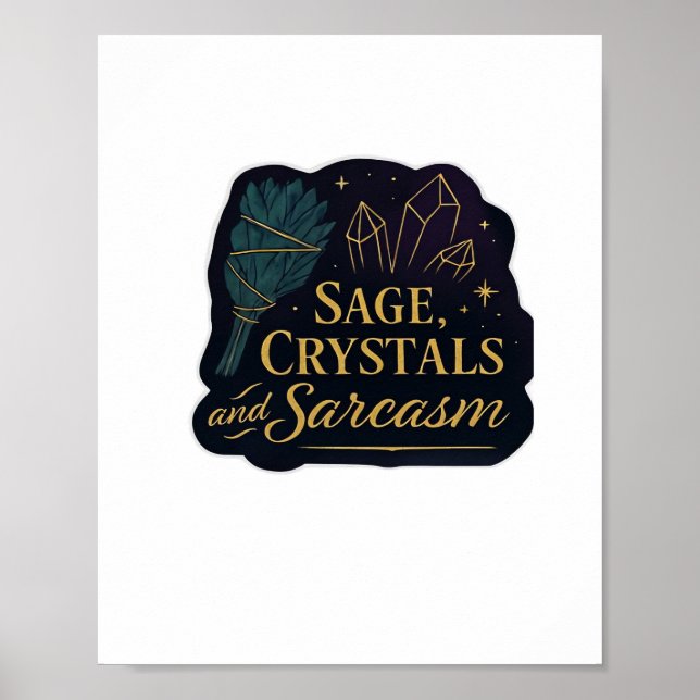 Whimsigoth Fantasy Mystical Forests, Moons & Magic Poster (Vorne)