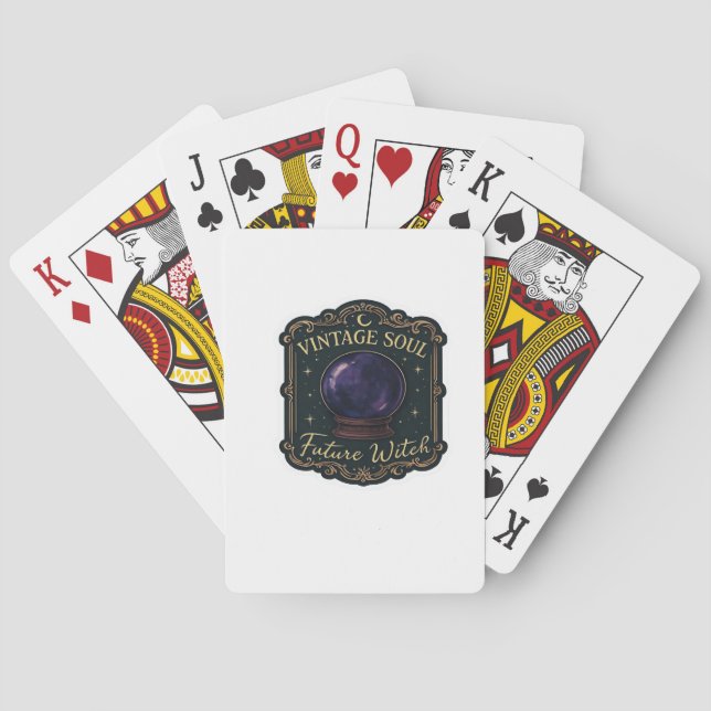 Whimsigoth Fantasy Mystical Forests, Moons & Magic Spielkarten (Rückseite)