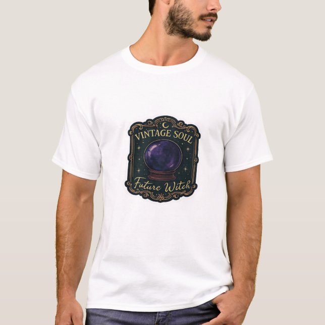 Whimsigoth Fantasy Mystical Forests, Moons & Magic T-Shirt (Vorderseite)