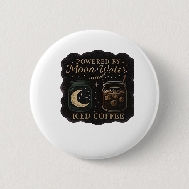 Whimsigoth Fantasy - Mystische Wälder, Monde & Mag Button (Vorderseite)