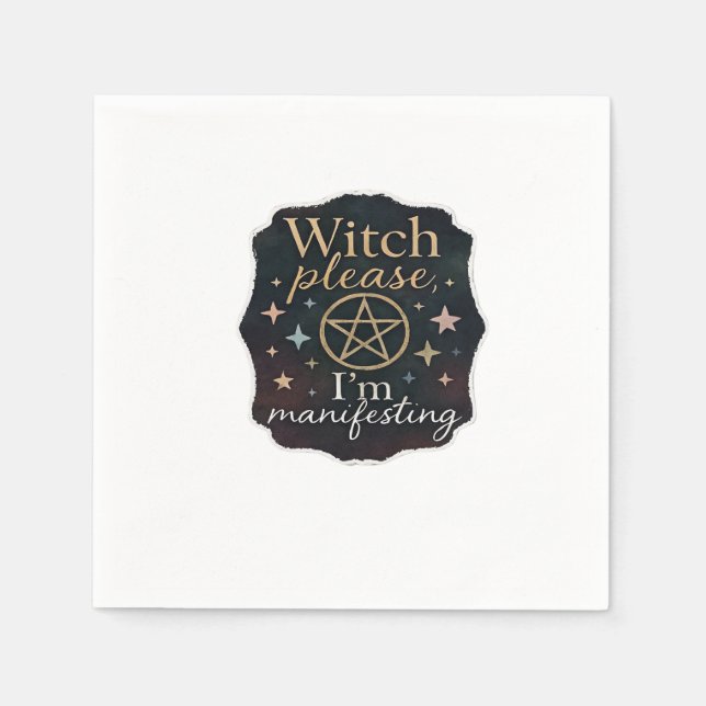 Whimsigoth Fantasy - Mystische Wälder, Monde & Mag Serviette (Vorderseite)
