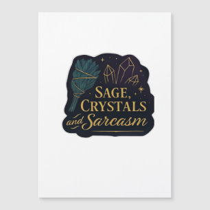 Whimsigoth Fantasy Mystische Wälder, Monde & Magie Magnetkarte