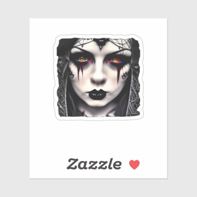 Whimsigoth Funny Classic Aufkleber (Blatt)