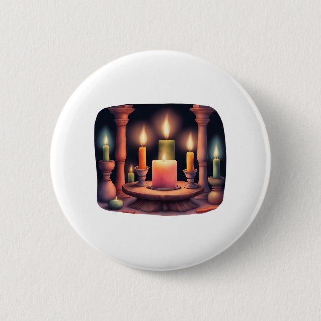 Whimsigoth Goth Wall Art 90S Decor Heckinfarout Button (Vorderseite)