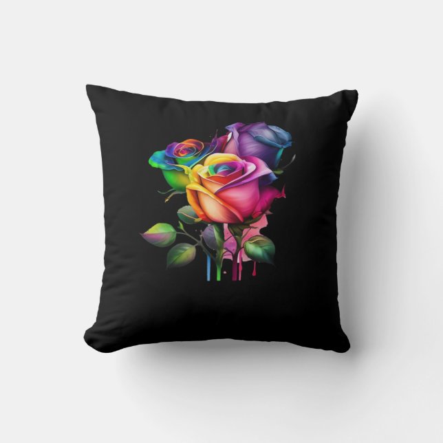 Whimsigoth - Gotisches Design Kissen (Vorderseite)