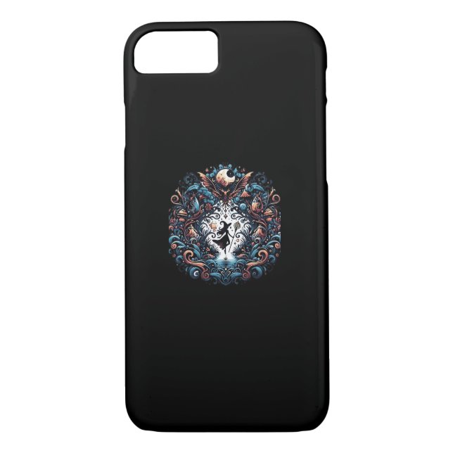 Whimsigoth Hexe im klassischen Stil Case-Mate iPhone Hülle (Rückseite)