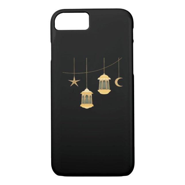 Whimsigoth Lantern Full Moon Night Sky Classic Case-Mate iPhone Hülle (Rückseite)