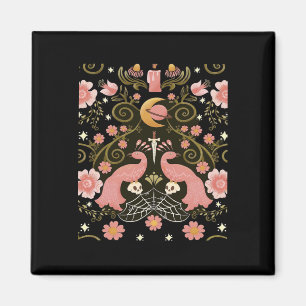 Whimsigoth Midnight Garden Graphic Magnet