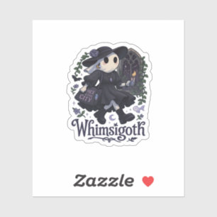 Whimsigoth mit City Classic - Stadtmagie trifft au Aufkleber