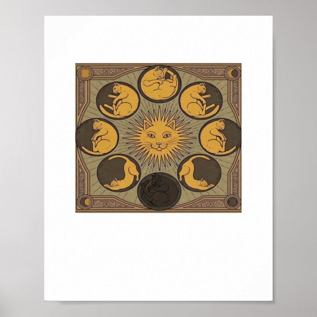 Whimsigoth Moon Classic Poster (Vorne)