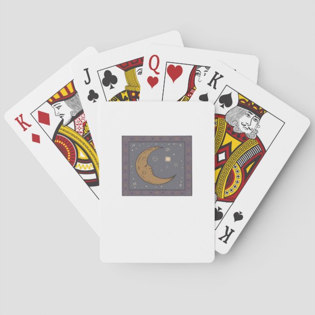 Whimsigoth Moon Classic Spielkarten (Rückseite)