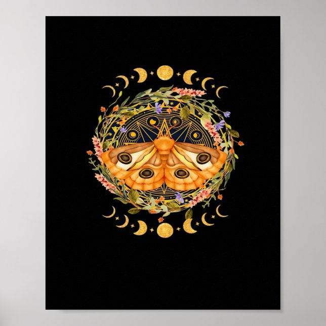 Whimsigoth Moth Classic Poster (Vorne)