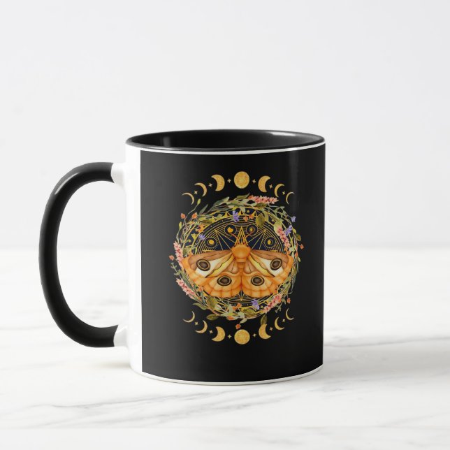 Whimsigoth Moth Classic Tasse (Links)