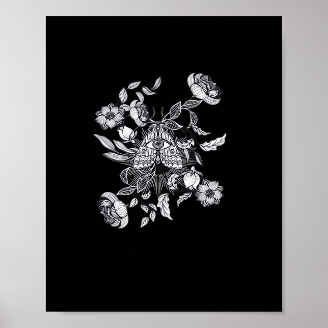 Whimsigoth Moth ・ Grunge Fairy Classic Poster (Vorne)