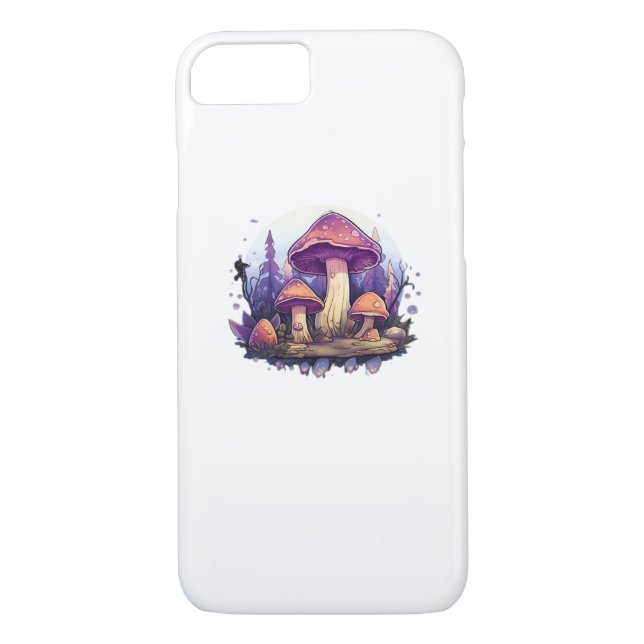 Whimsigoth Mushrooms und Crystals Classic Case-Mate iPhone Hülle (Rückseite)