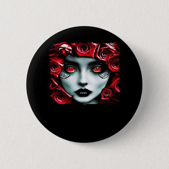 Whimsigoth - Mystische Wälder und Mondmagie Button (Vorderseite)
