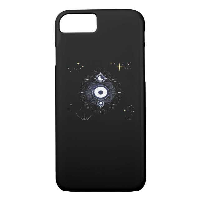 Whimsigoth Night Sky Sun Moon Case-Mate iPhone Hülle (Rückseite)