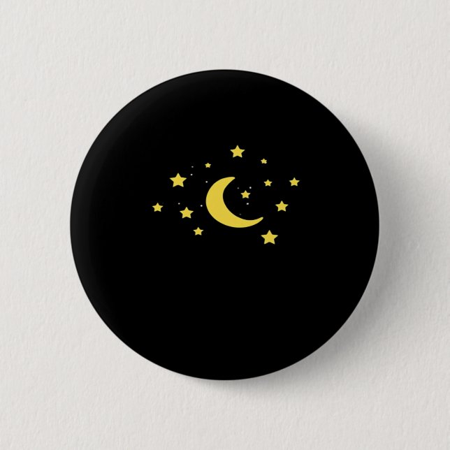 Whimsigoth Night Sky Sun Moon Witchy Button (Vorderseite)