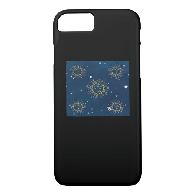 Whimsigoth Night Sky Sun Moon Witchy Classic Desig Case-Mate iPhone Hülle (Rückseite)