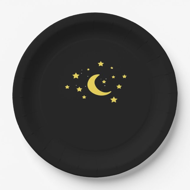 Whimsigoth Night Sky Sun Moon Witchy Pappteller (Vorderseite)