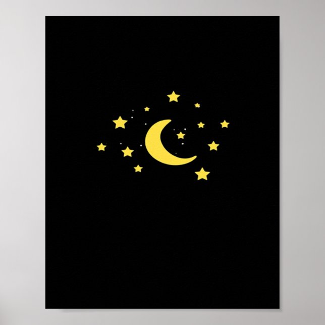 Whimsigoth Night Sky Sun Moon Witchy Poster (Vorne)